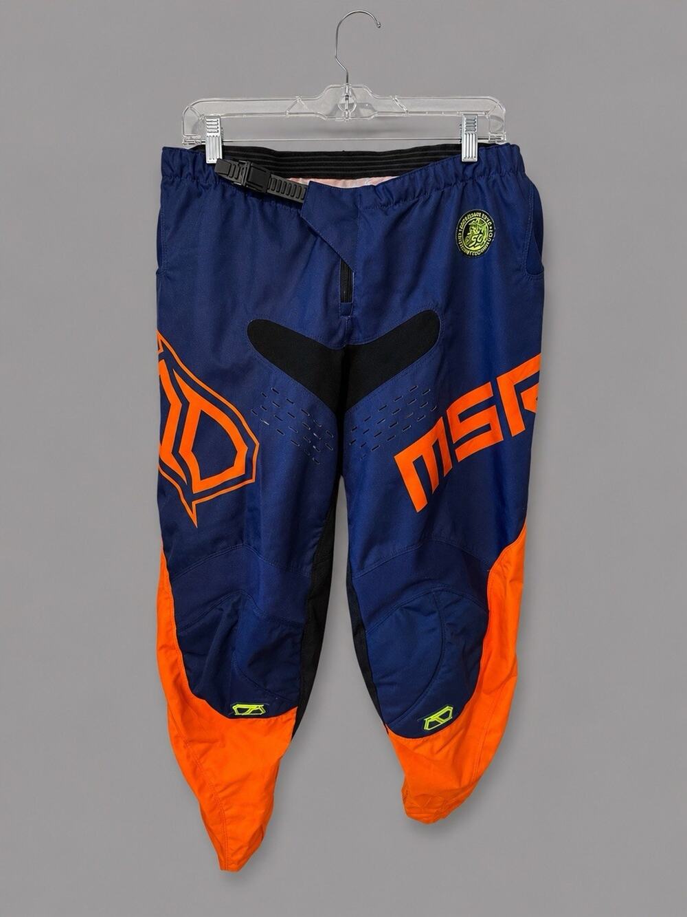 MSR Motocross Riding Pants Men’s Size 36 Blue Orange MX ATV Dirt Bike Off Road